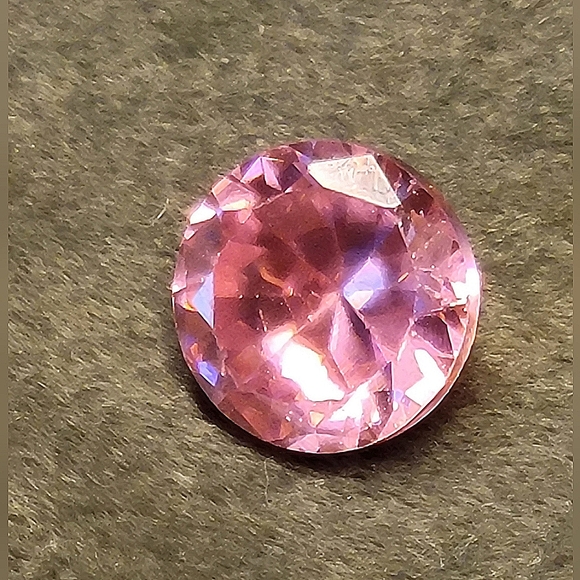 2.60ct Pink Morganite 7mm Round Cut Loose Gemstone Diamond Style Ring Size Gem - Picture 3 of 8